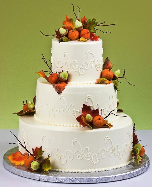 Sure many of the wedding cakes that make their brief appearance are